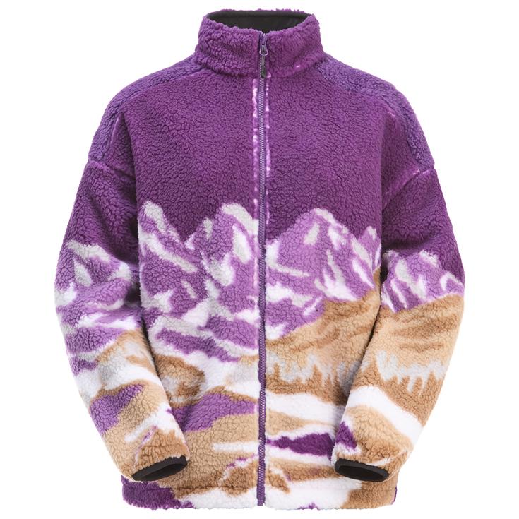 Picture Polaire Nyss Zip Landscape Grape Présentation