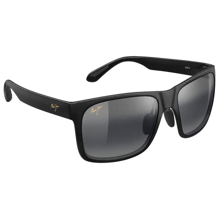Maui Jim Lunettes de soleil Red Sands Xl Matte Black Neutral Grey MauiPure Présentation