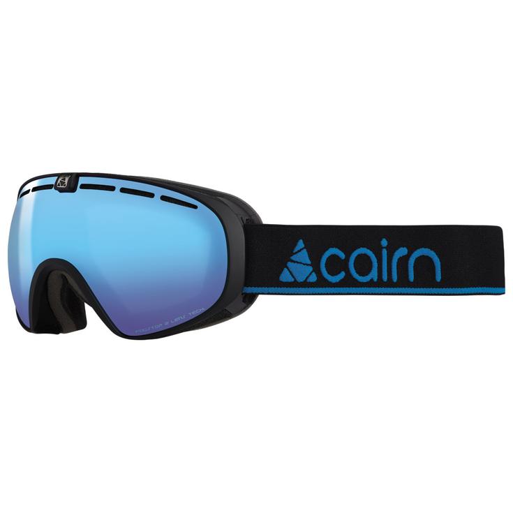 Cairn Masque de Ski Spot Mat Black Blue Mirror Otg Spx 3000 Ium Présentation