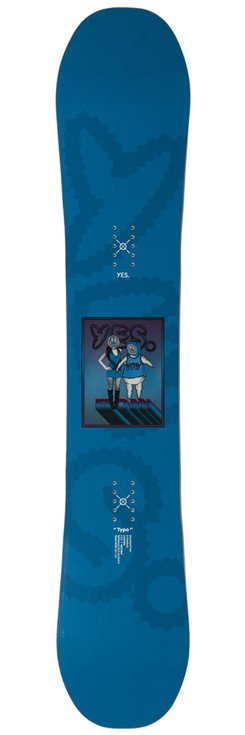 Yes Planche Snowboard Typo Dos