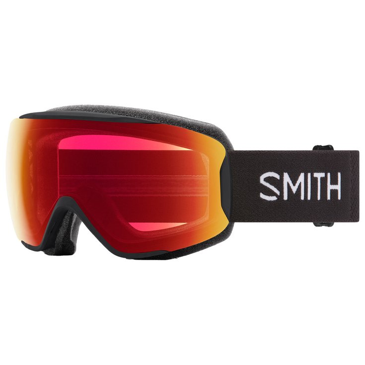 Smith Masque de Ski Moment Black Chromapop Photochromic Red Mirror Présentation