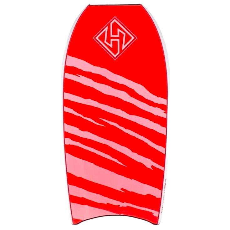 Hubb Board de Bodyboard Dubb Edition Pp Pro Iss (Full Crescent) White / Red Présentation