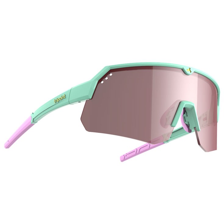 Tripoint Lunettes de soleil Treriksroset Turquoise Smoke Pink Multi Présentation