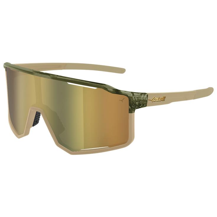 Cebe Lunettes de soleil Outflow 2 Matt Sand Translucent Khaki Grey Bronze Revo Présentation
