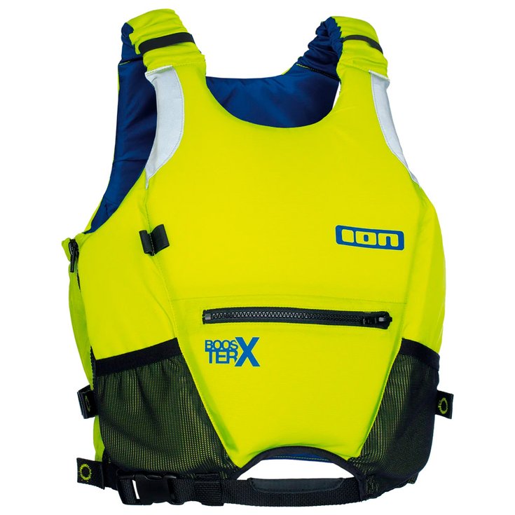 Ion Impact Vest Booster X Side Zip Unisex Lime Présentation