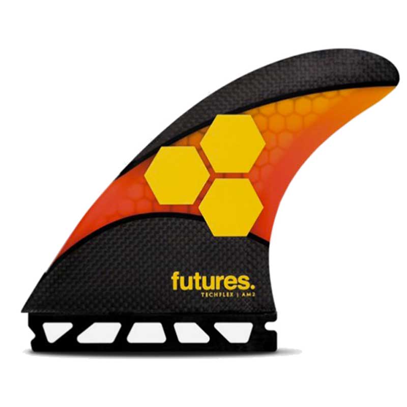 Futures Fins Ailerons Surf - AM2 Techflex Orange/Red 