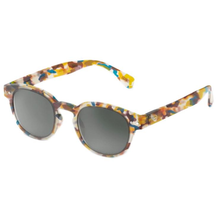 Izipizi Lunettes de soleil Sun #C Junior Blue Tortoise Soft Grey Présentation