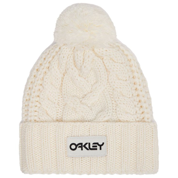 Oakley Bonnet Harper Pom Beanie Arctic White Blackout Présentation