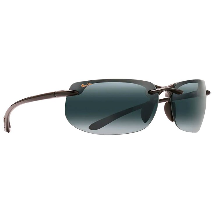 Maui Jim Lunettes de soleil Banyans Asian Fit Noir Brillant Neutral Grey MauiBrilliant Présentation