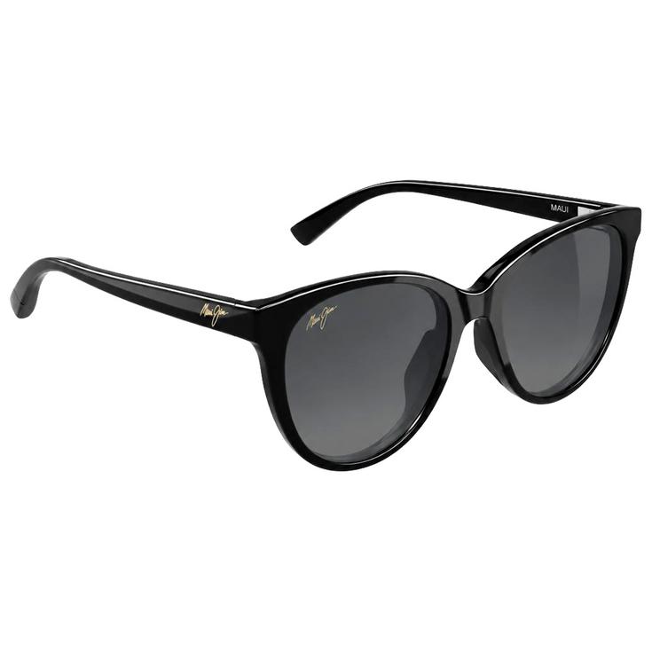 Maui Jim Lunettes de soleil Kalawa Havana Shiny Black Mineral SuperThin Neutral Grey Présentation