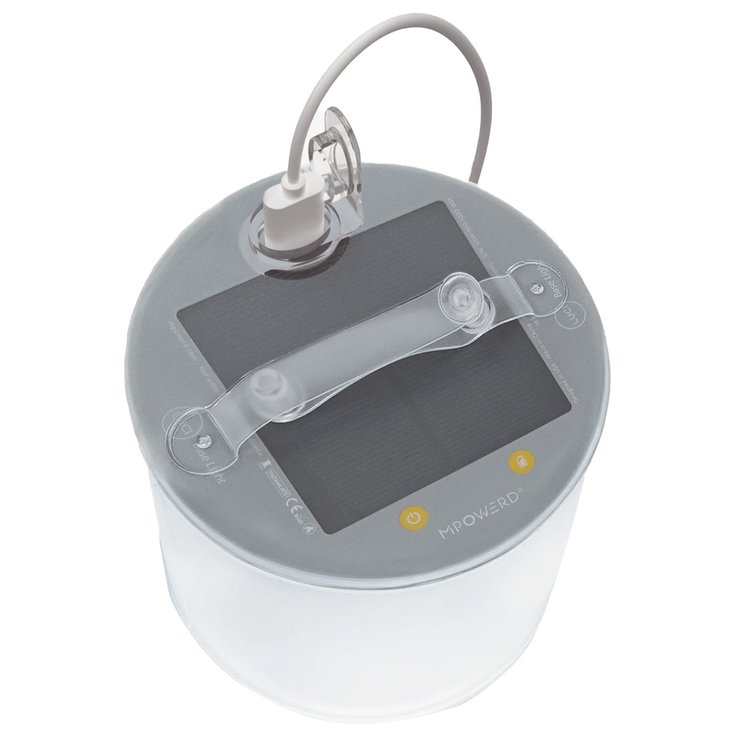 Mpowerd Lanterne Luci Base Light Translucide Grey Présentation