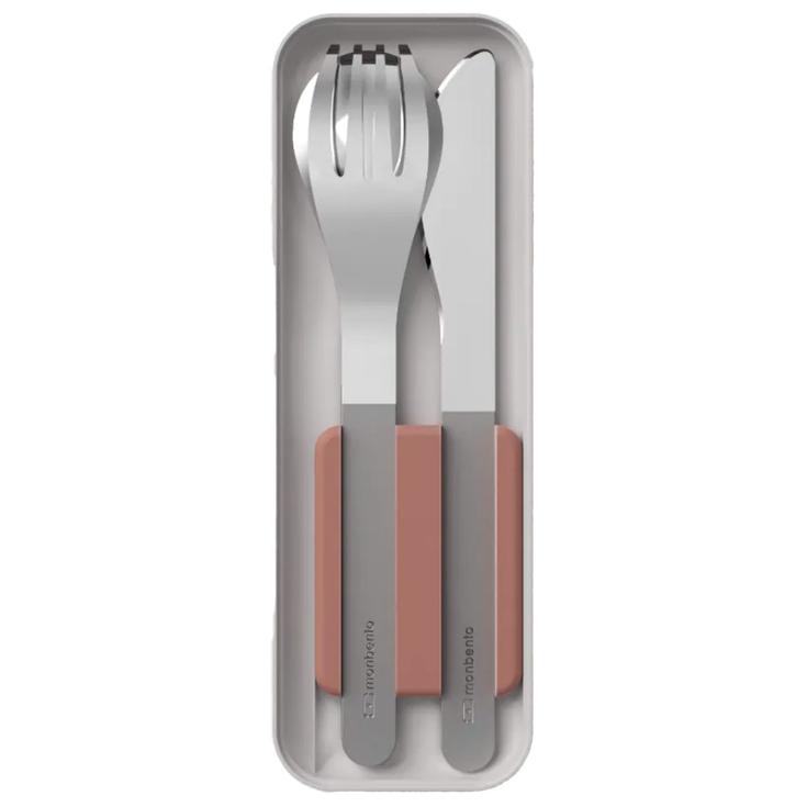 monbento Couverts Slim Box Pink Moka Présentation