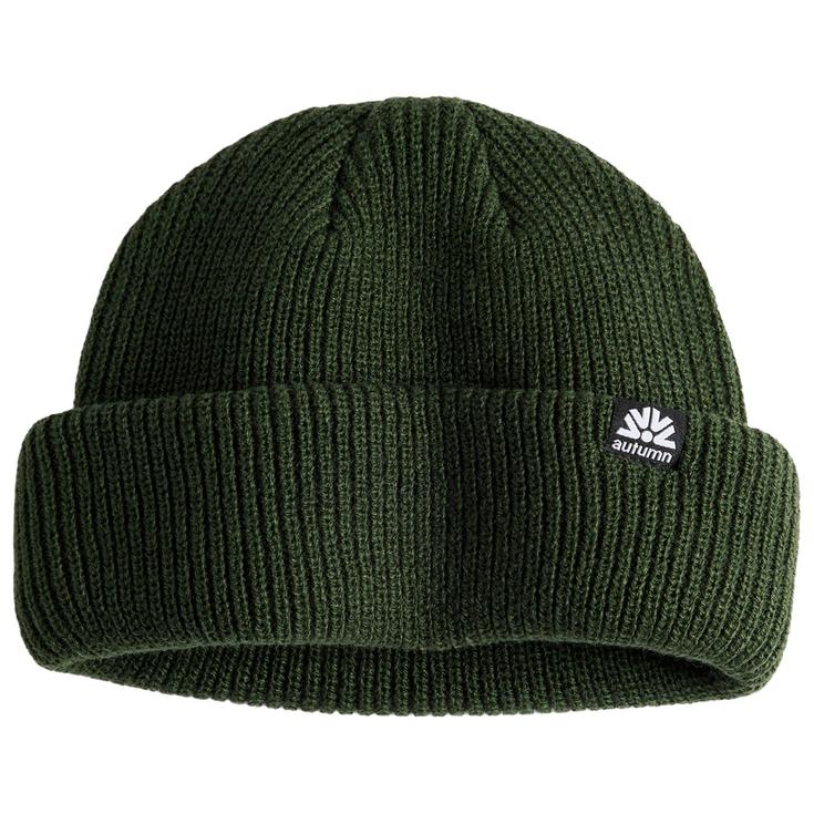 Autumn Bonnet Double Roll Beanie Sycamore Présentation