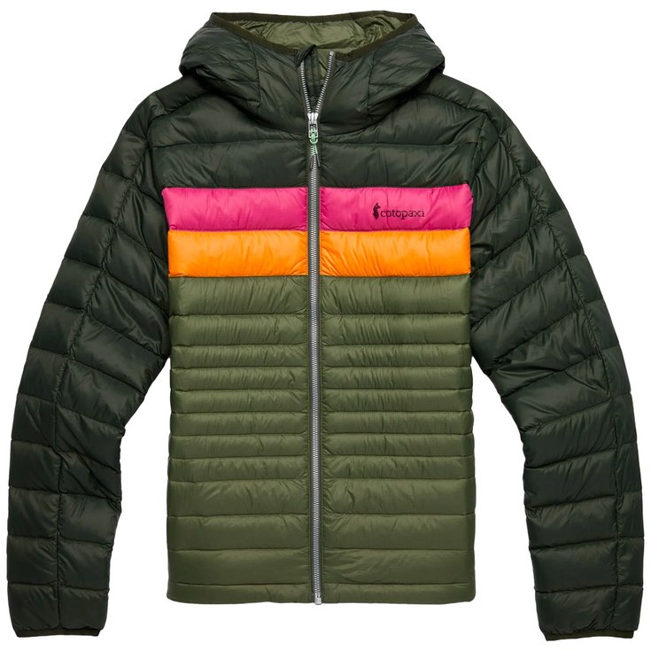 Cotopaxi Doudoune Fuego Down Hooded Jacket W Woods Fatigue Présentation