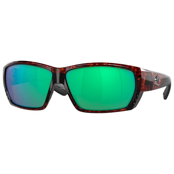 Costa Del Mar Lunettes de soleil Tuna Alley Tortoise Green Mirror Polarized Présentation
