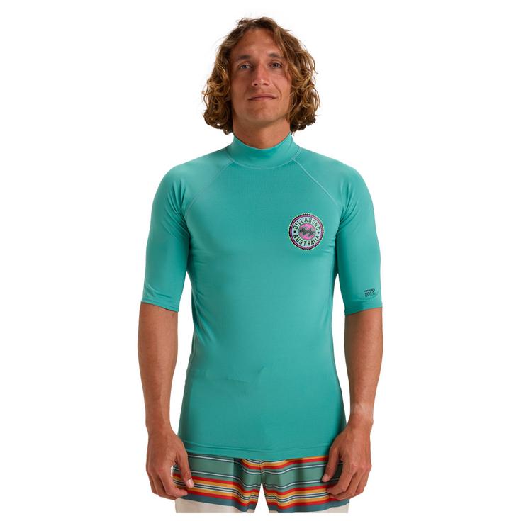 Billabong Top Manches Courtes Know The Feeling Dusty Teal Présentation
