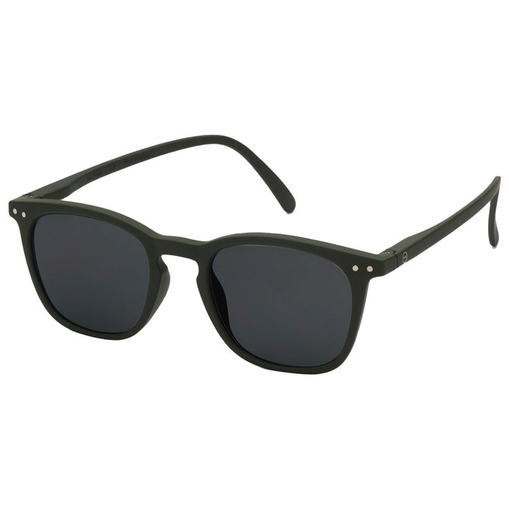 Izipizi Lunettes de soleil Sun #E Kaki Green Soft Grey Présentation
