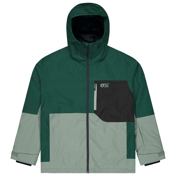 Picture Blouson Ski Nitric Ponderosa Pine Laurel Wreath Black Présentation