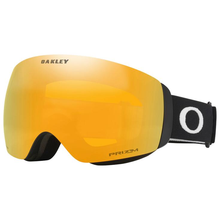 Oakley Masque de Ski Flight Deck M Matte Black Prizm 24K Iridium Présentation