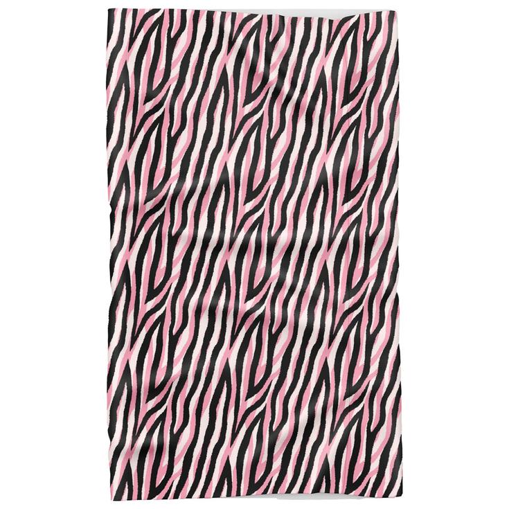 Curlynak Tour de cou Gratté Inside Neckwear Pink Zebre Présentation