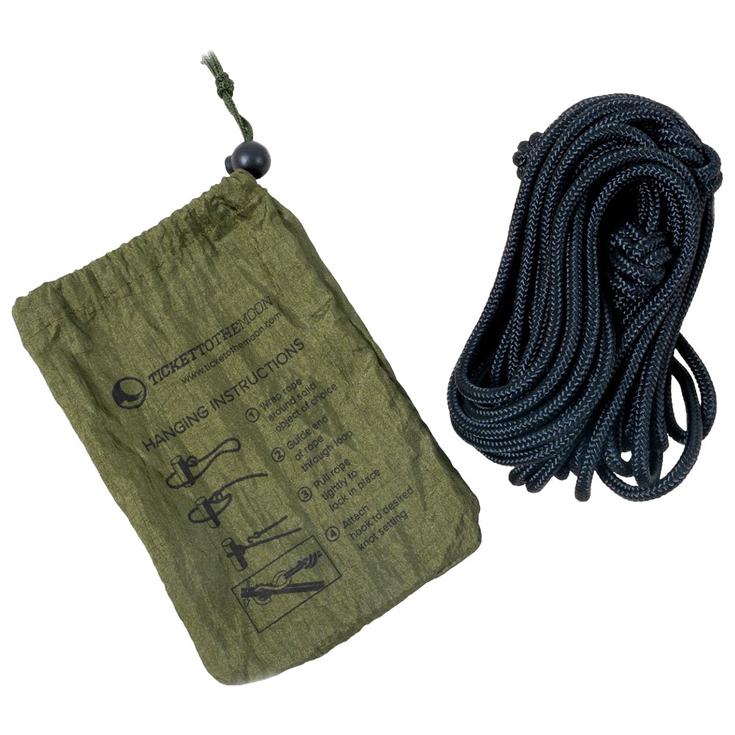 Ticket To The Moon Hamac Nautical Ropes Kit Black Présentation