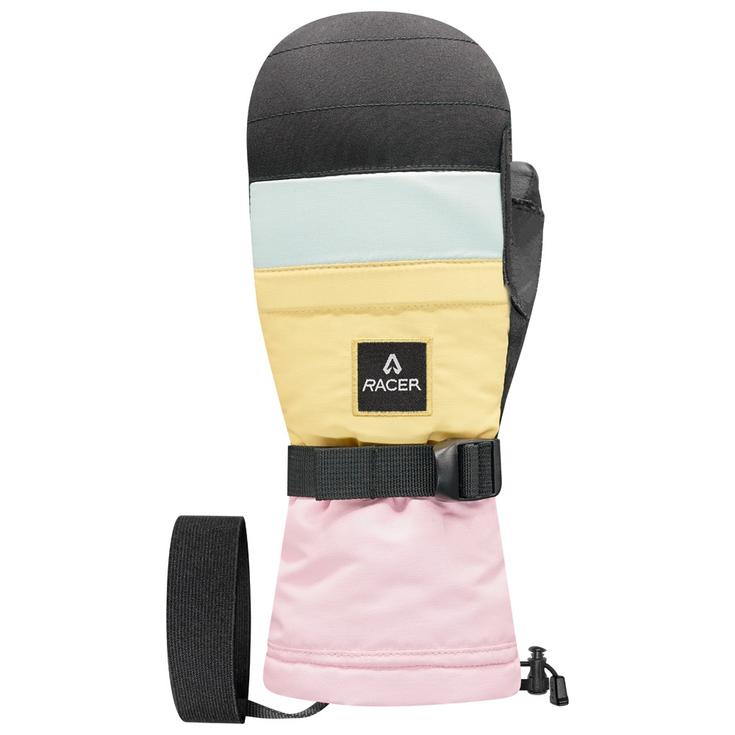 Racer Moufles Colors Mitt Black Pink Présentation