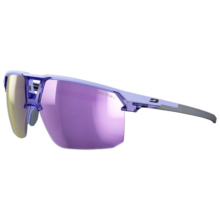 Julbo Lunettes de soleil Liry Mat Violet Violet Translucide Brillant Spectron 3 Présentation