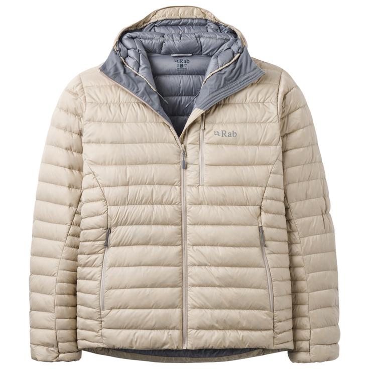 RAB Doudoune Microlight Alpine Hoody Dark Pebble Présentation