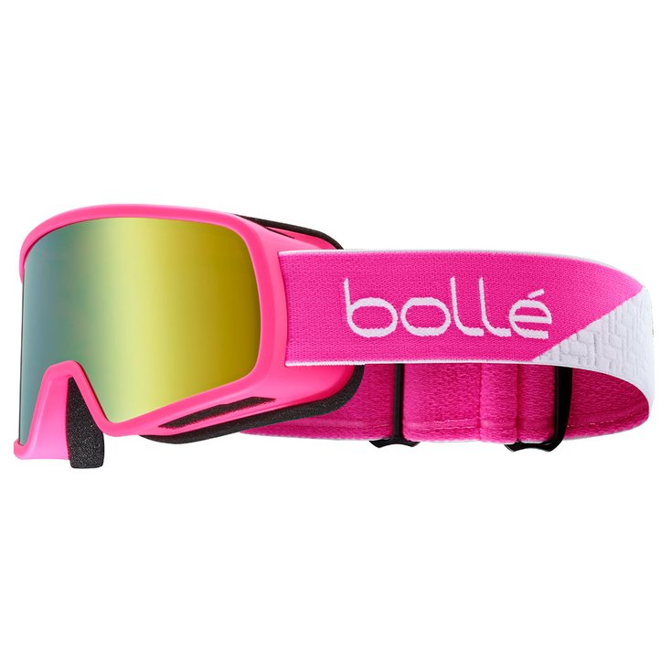 Bollé Masque de Ski Nevada Junior Race Pink Matte Sunshine Présentation