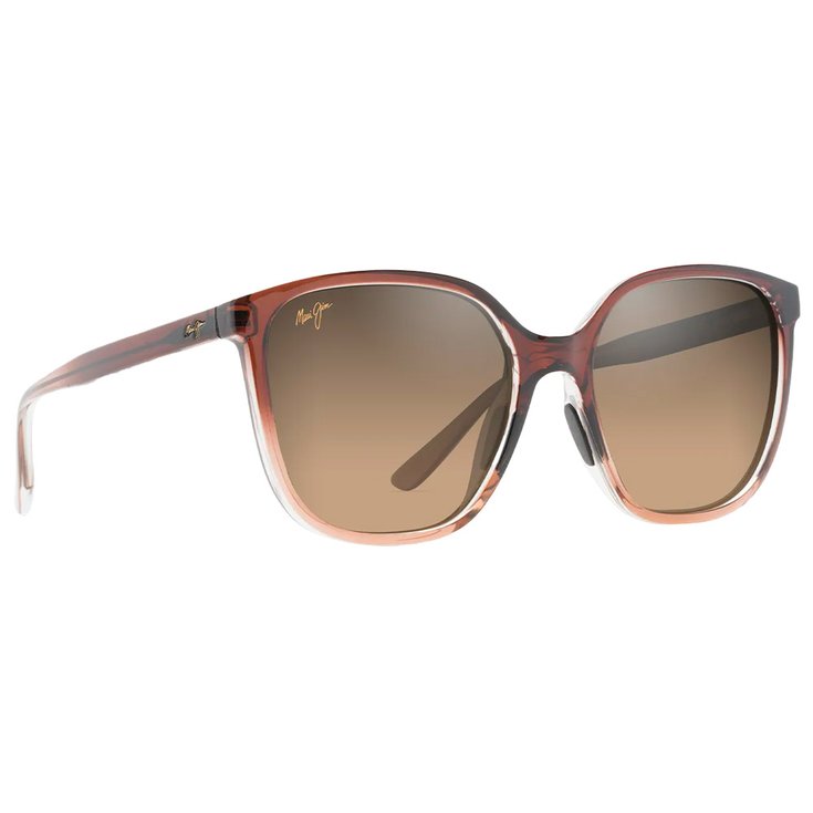 Maui Jim Lunettes de soleil Good Fun Brun Foncé Dégradé Hcl Bronze Mineral Superthin Présentation