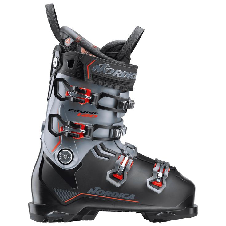 Nordica Chaussures de Ski The Cruise 120 Gw Black Grey Red Côté