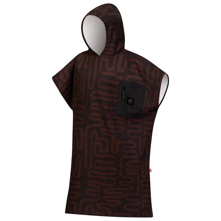 After Essentials Poncho Surf Tech Pocket Series Black Snake Présentation