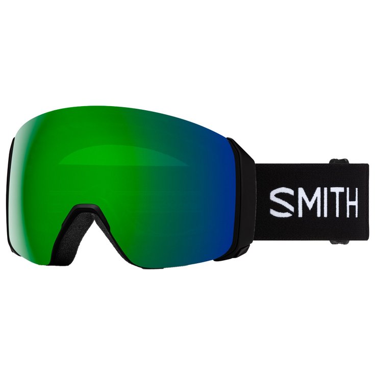 Smith Masque de Ski 4D Mag XL Black Chromapop Sun Green Mirror + Chromapop Storm Blue Sensor Mirror Présentation