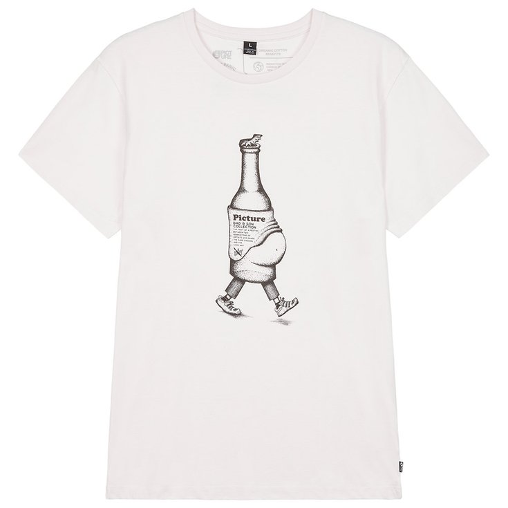 Picture Tee-shirt D&S Beer Belly Natural White Présentation