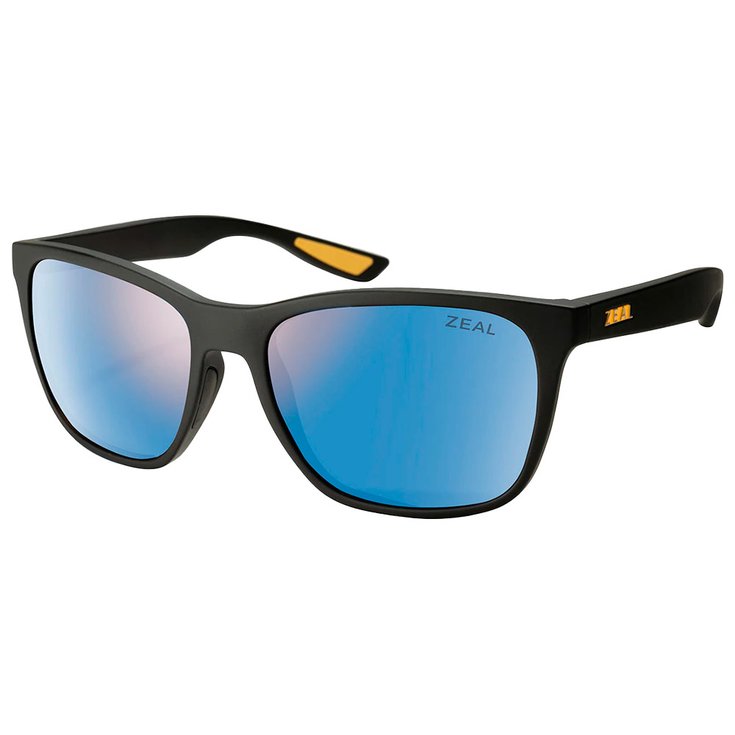 Zeal Lunettes de soleil Fremont Matte Black Ellume Polarized Horizon Blue Présentation