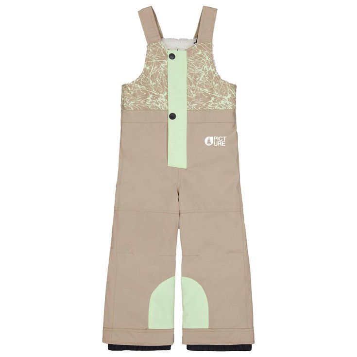 Picture Pantalon Ski Snowy Bib Roebuck Textury Print Présentation