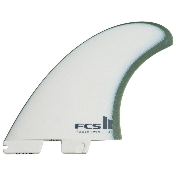 Fcs Ailerons Surf II Power Twin+1 Performance Glass Natural Alpine Présentation