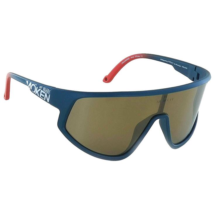Moken Vision Lunettes de soleil Rockett Blue Copper Polarized Présentation