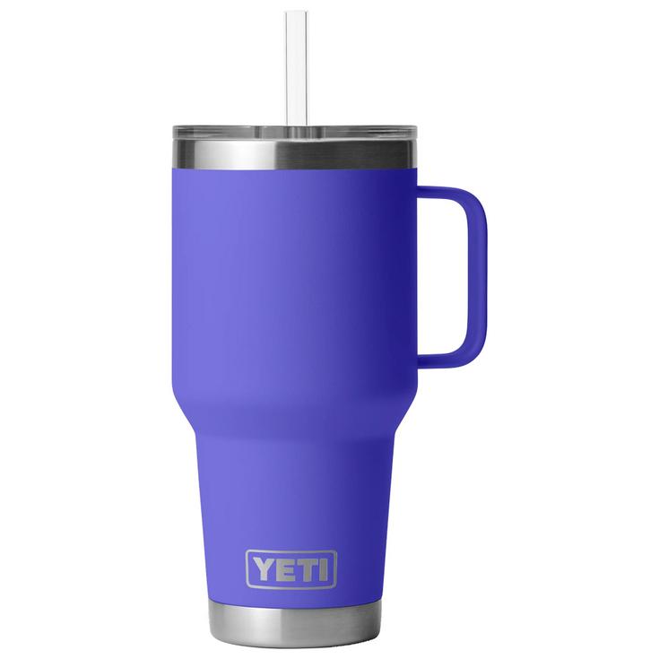 Yeti Mug Rambler 35 Oz (994 ml) Straw Mug Ultra Marine Violet Présentation