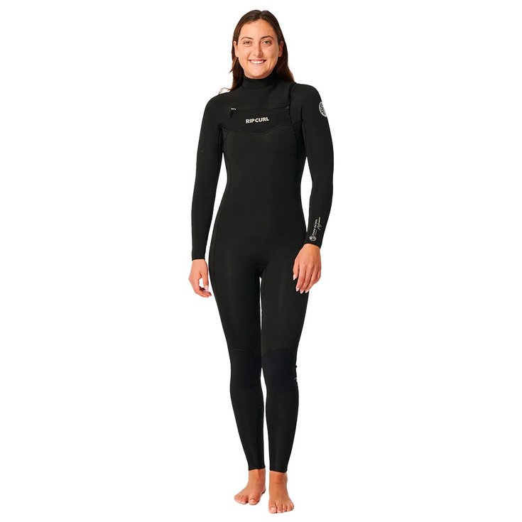 Rip Curl Combinaison Intégrale Dawn Patrol Performance 4/3 Front Zip black Dos
