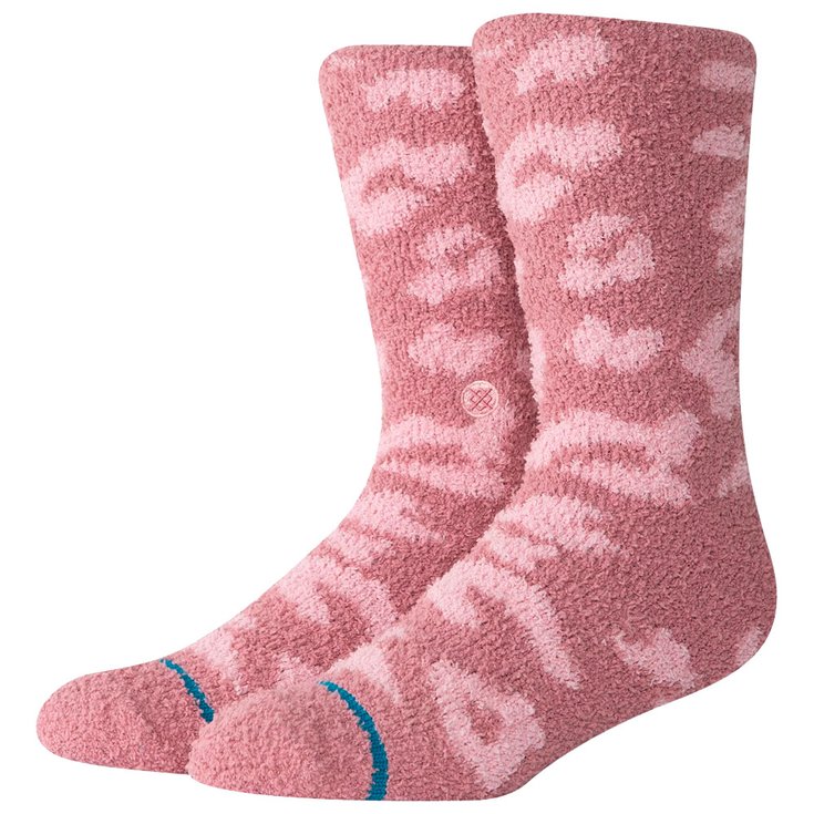 Stance Chaussettes W Crew Sock Purrfect Crew Dusty Rose Présentation