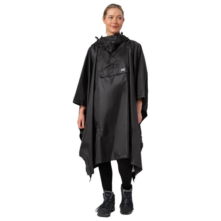 MAC IN A SAC Poncho de pluie Mias Poncho Black Présentation