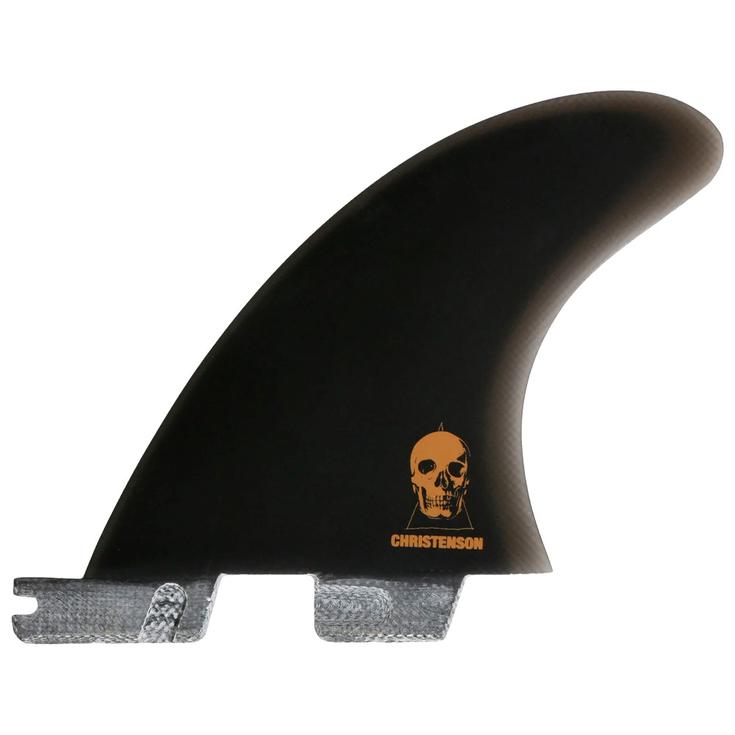 Fcs Ailerons Surf II Christenson Quad Rear Performance Glass Black Présentation