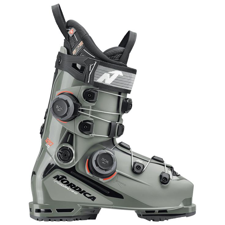 Nordica Chaussures de Ski Speedmachine 3 120 Boa DD GW Dark Grey Black Red Côté