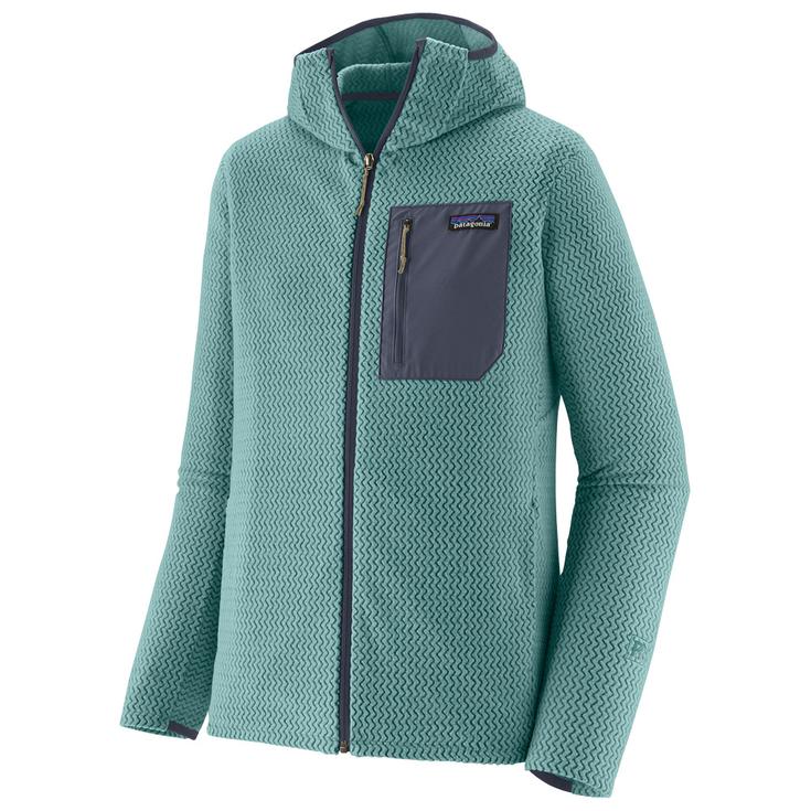 Patagonia Polaire M's R1 Air Full Zip Hoody Blue Sage Présentation