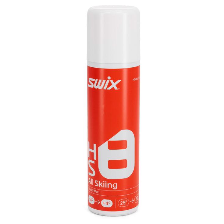 Swix Fart HS8 Liq. Red -4°C/+4°C 125ml Présentation