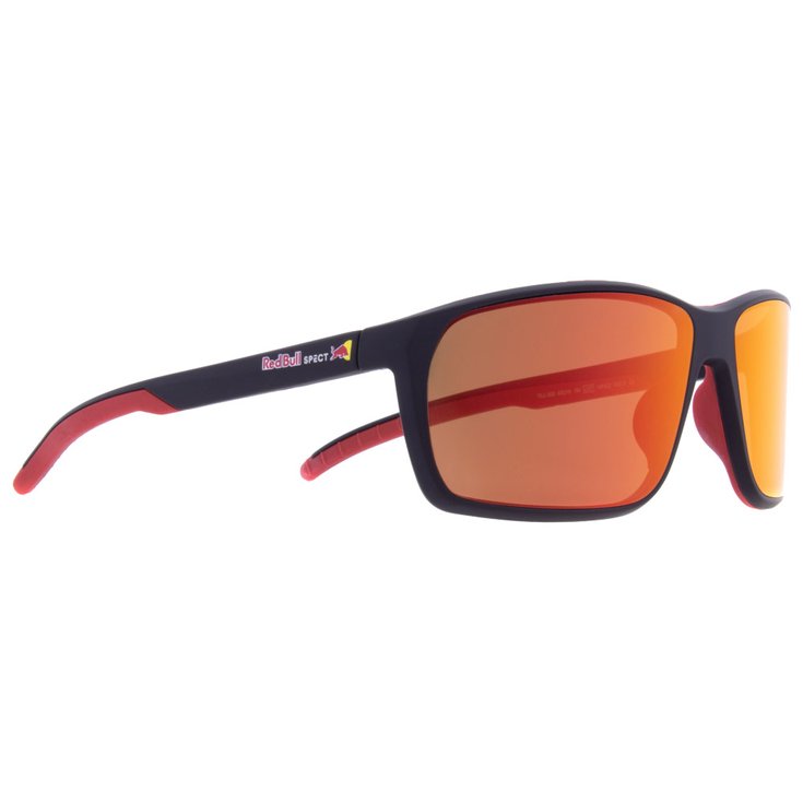 Red Bull Spect Lunettes de soleil Till Matt Black Red Brown Orange Red Mirror Présentation