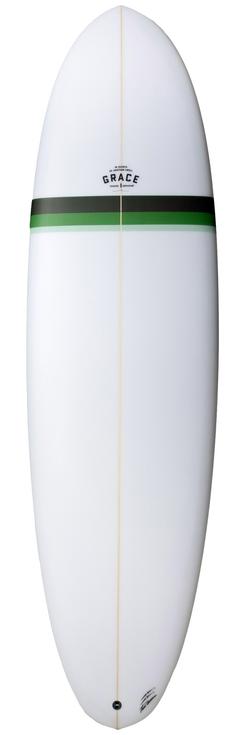 Grace Planche Surf Demibu Fcs II White Green Profil
