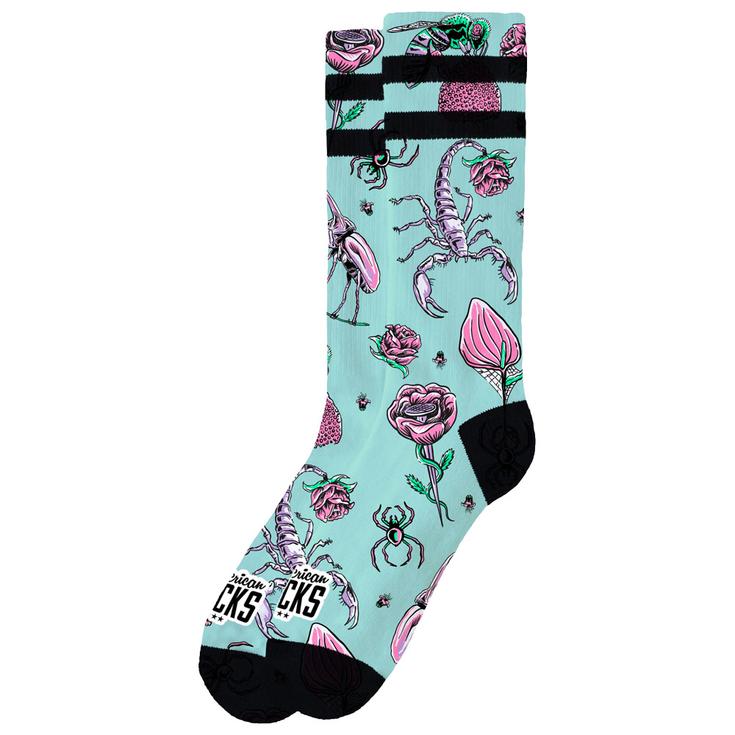American Socks Chaussettes The Original Signature Venom Garden Présentation