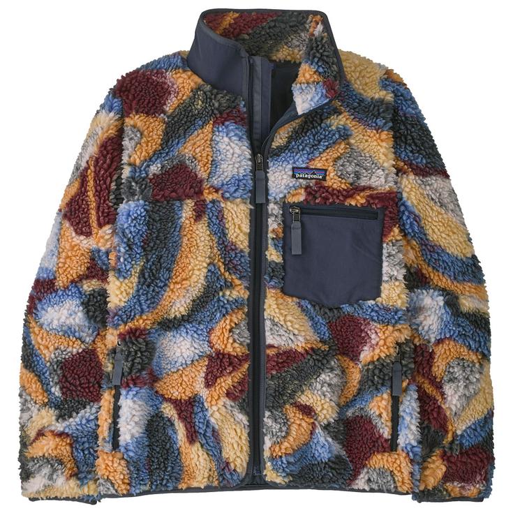 Patagonia Polaire W's Classic Retro X Jacket Smudge Smolder Blue Présentation